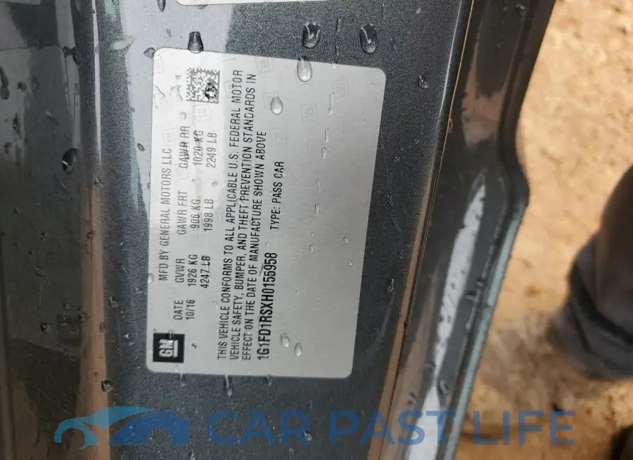 1G1FD1RSXH0155958# 12