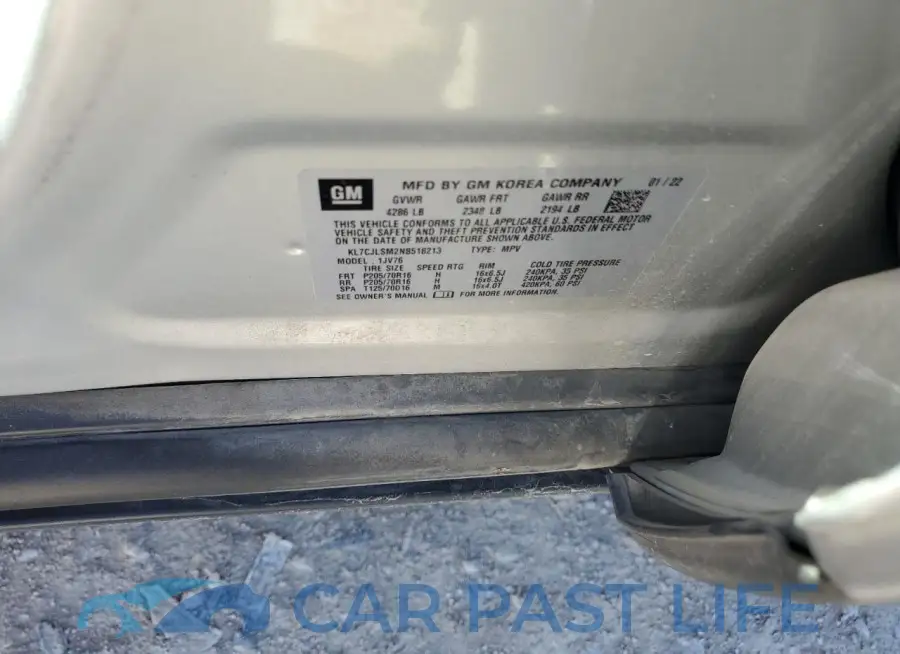 KL7CJLSM2NB518213# 12