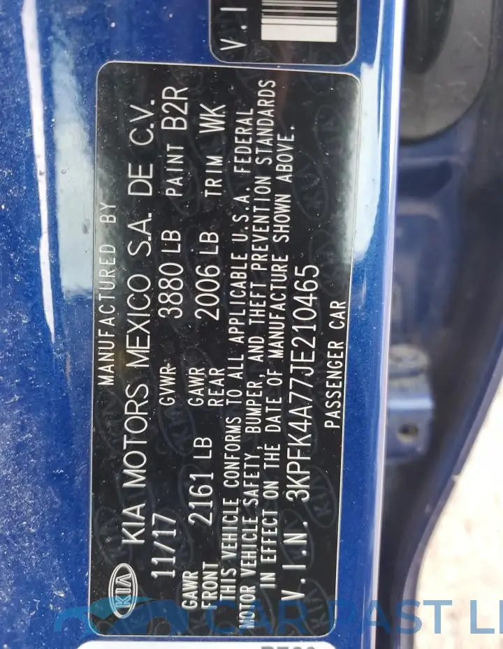 3KPFK4A77JE210465# 12