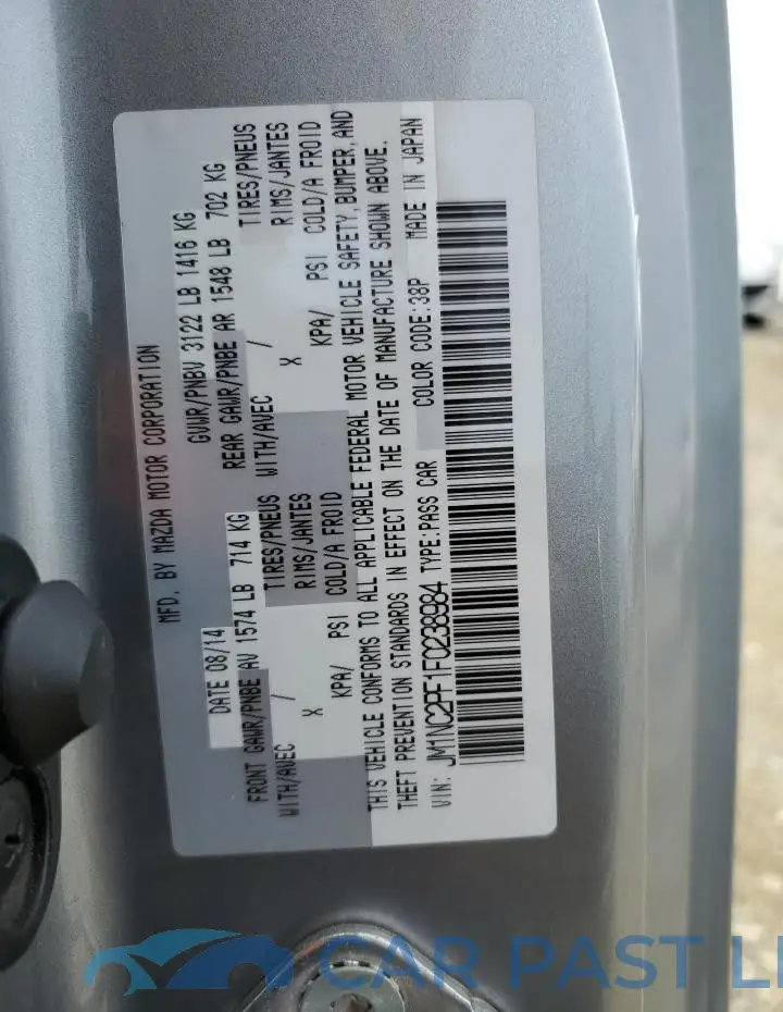 JM1NC2PF1F0238984# 12