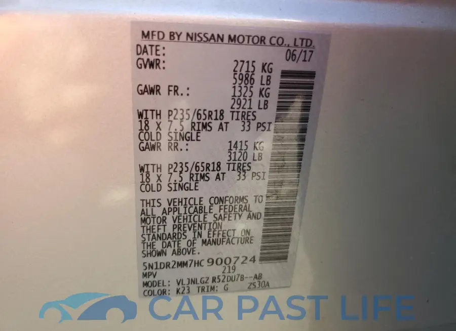5N1DR2MM7HC900724# 14
