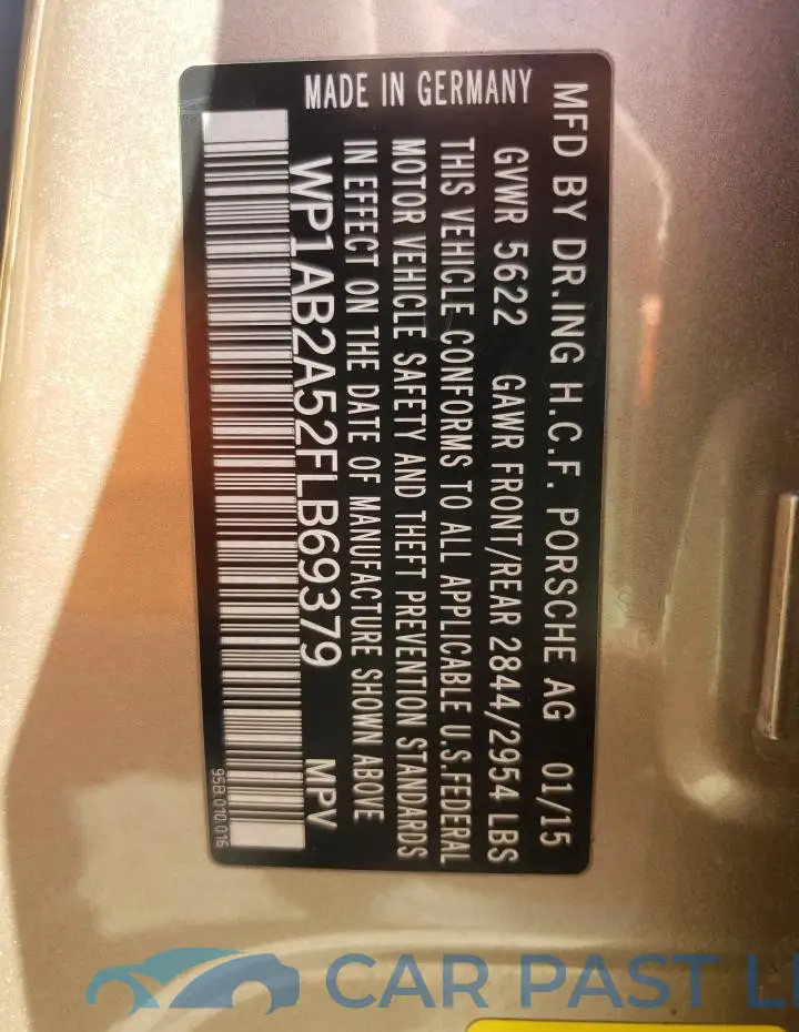 WP1AB2A52FLB69379# 14