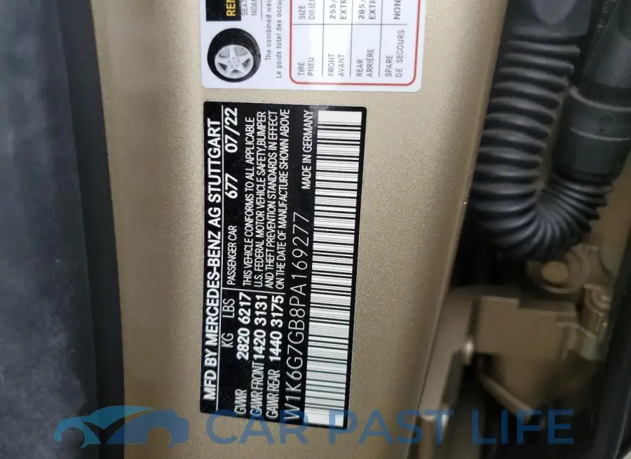 W1K6G7GB8PA169277# 12