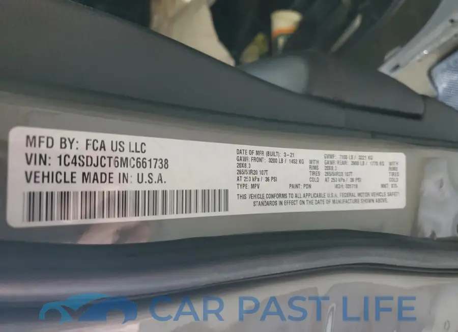 1C4SDJCT6MC661738# 13