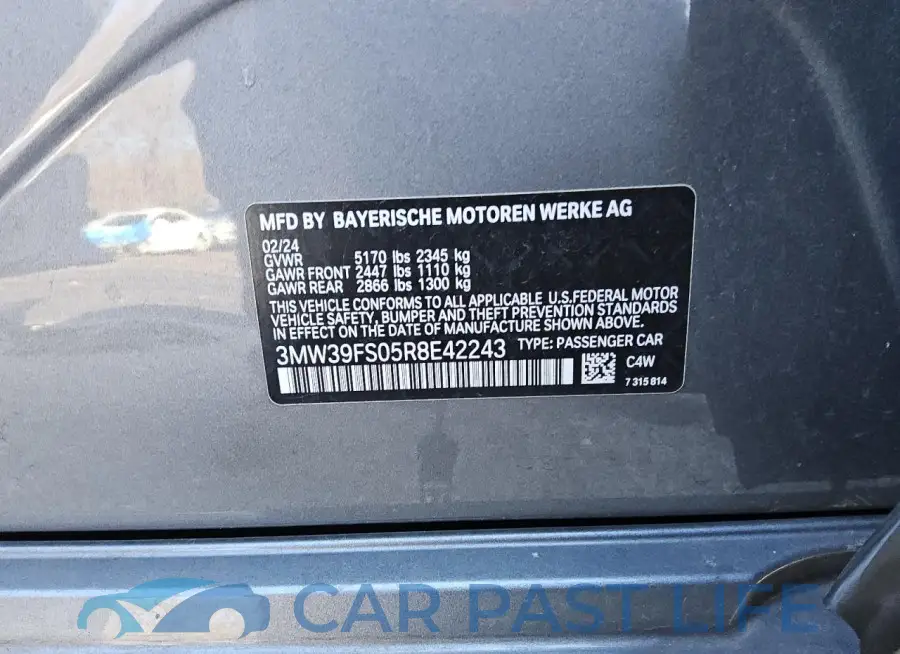 3MW39FS05R8E42243# 13