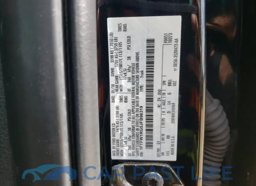 1FTFW1RG5JFB96319# 12