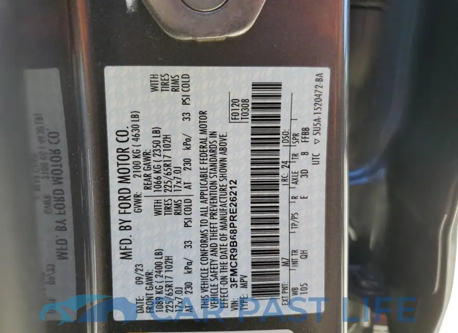 3FMCR9B68PRE26212# 14