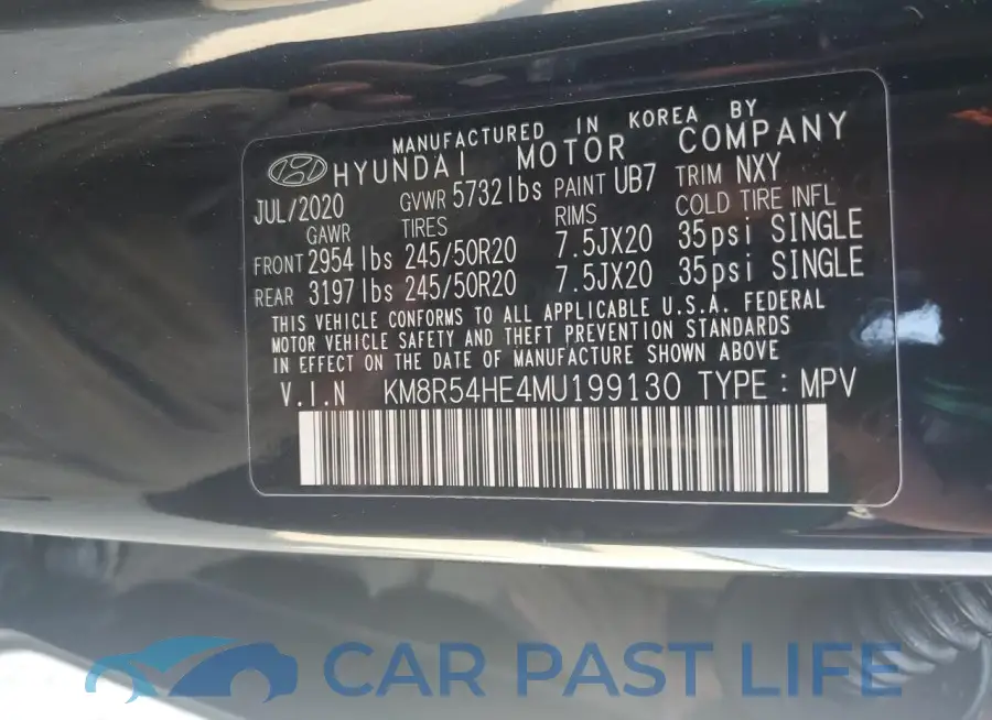 KM8R54HE4MU199130# 14