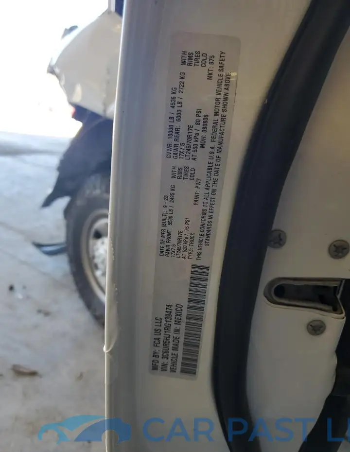 3C6UR5HJ1RG139474# 12