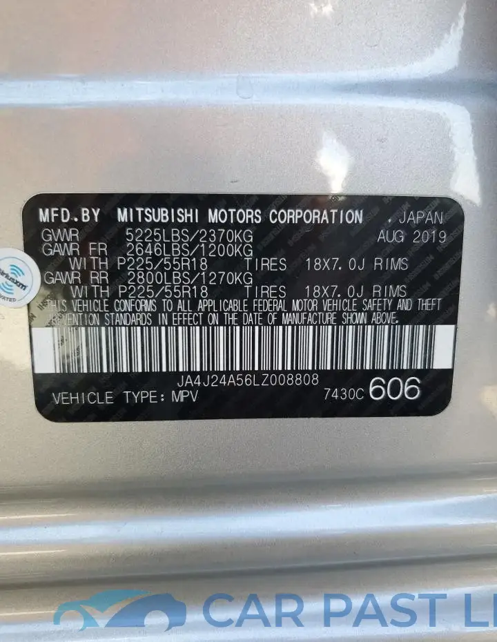 JA4J24A56LZ008808# 12