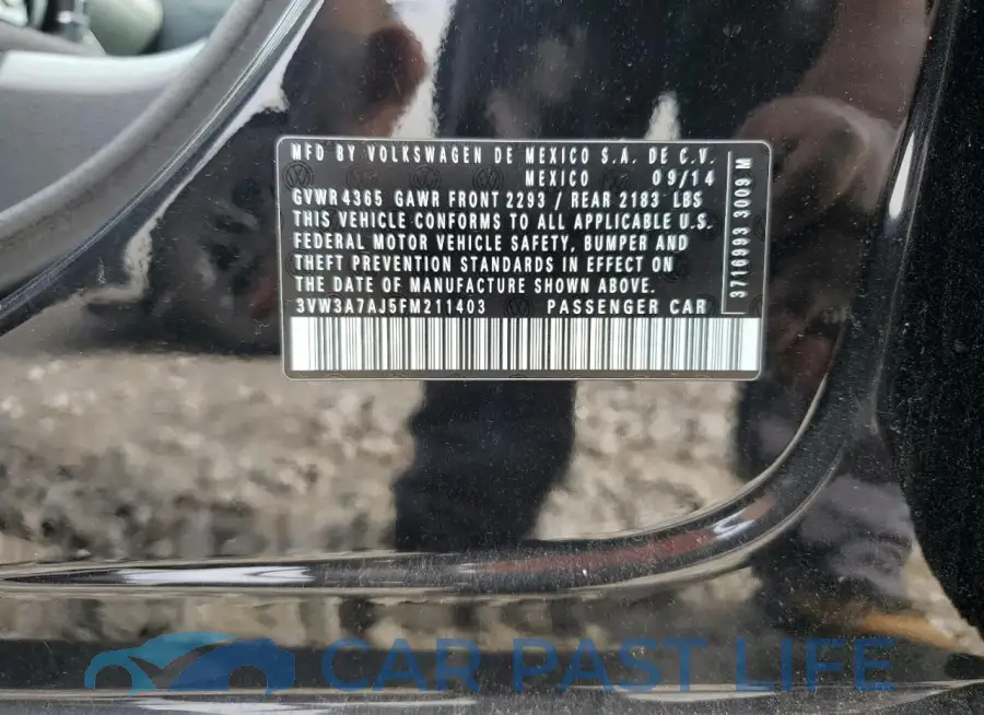 3VW3A7AJ5FM211403# 12