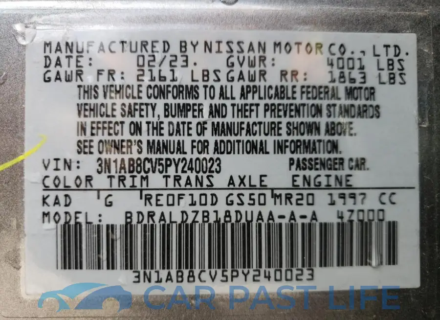 3N1AB8CV5PY240023# 13