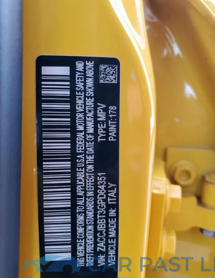 ZACCJBBT3GPD64351# 13