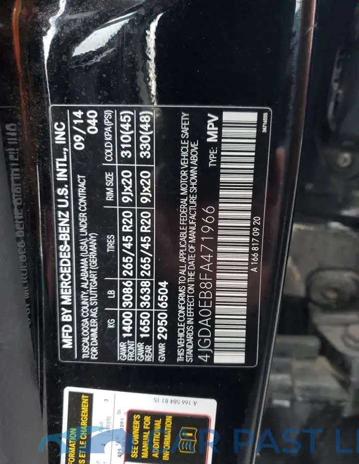 4JGDA0EB8FA471966# 13