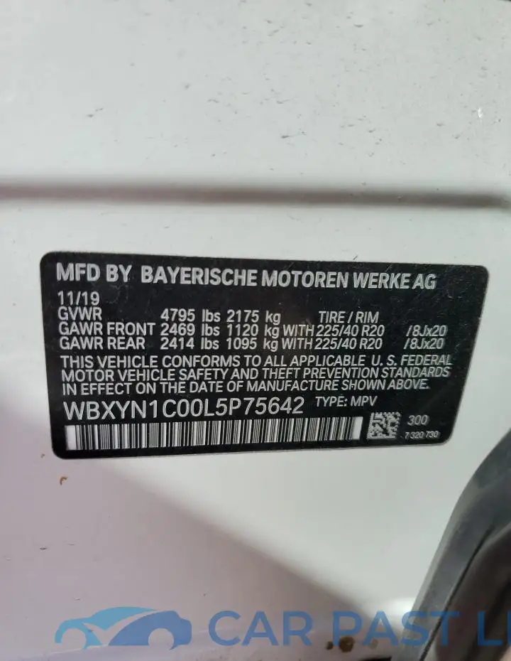 WBXYN1C00L5P75642# 12