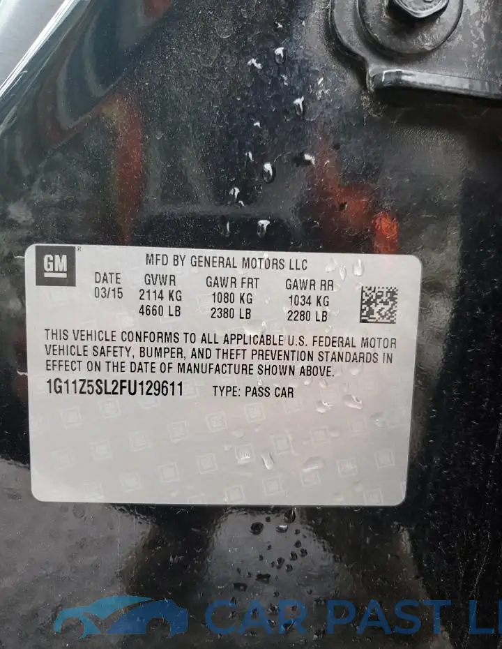 1G11Z5SL2FU129611# 13