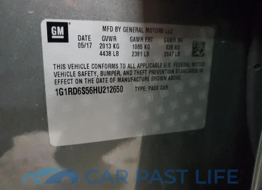 1G1RD6S56HU212650# 12