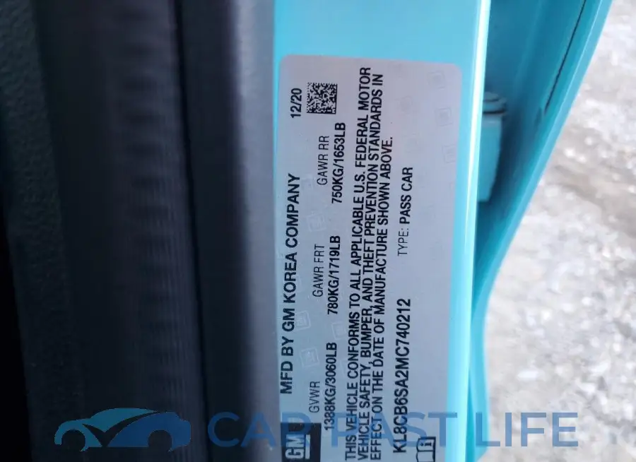 KL8CB6SA2MC740212# 13