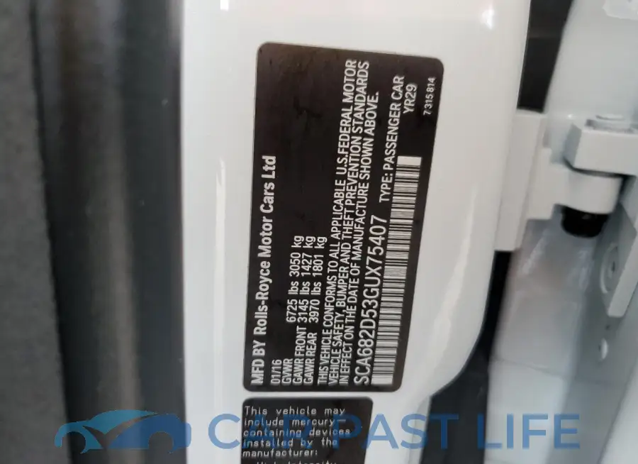 SCA682D53GUX75407# 13