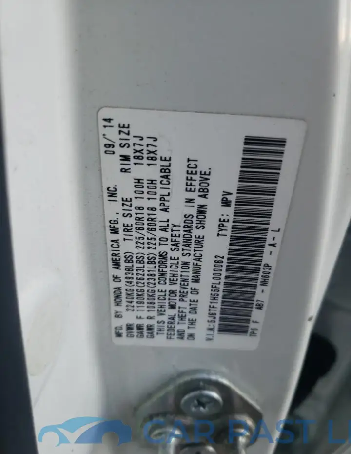 5J6TF1H55FL000062# 12