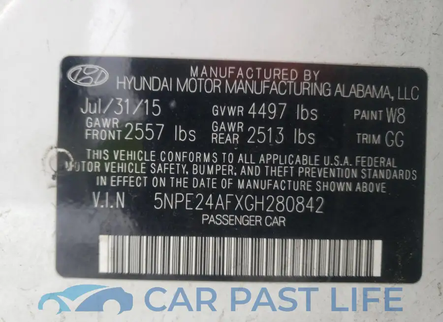 5NPE24AFXGH280842# 12
