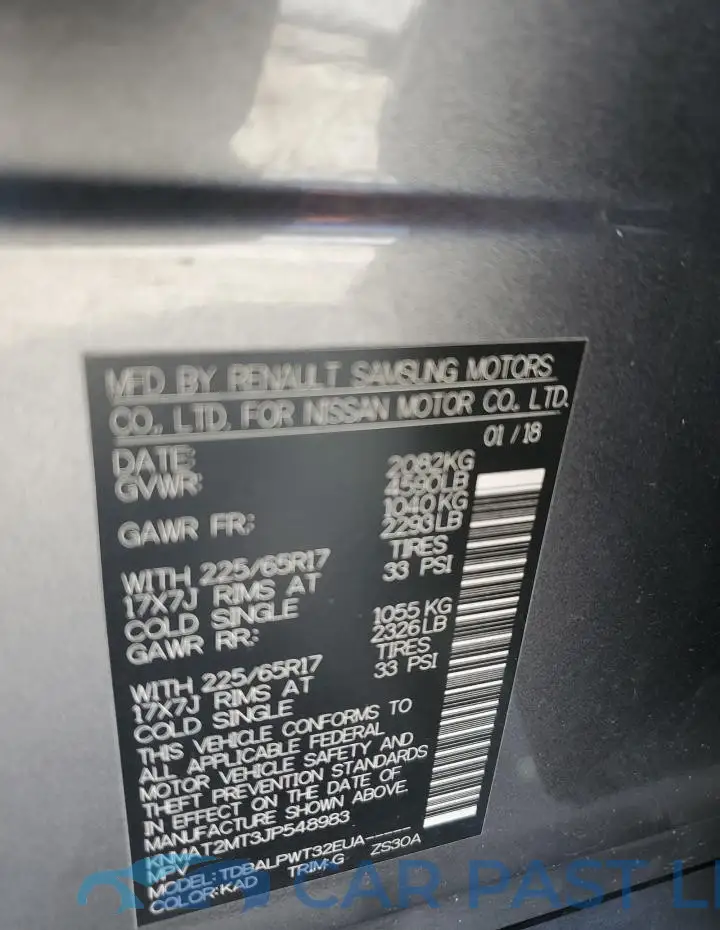 KNMAT2MT3JP548983# 13