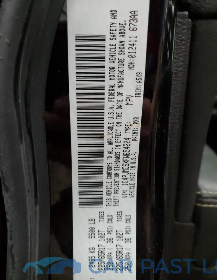 1C4PJMCSXFW654204# 13