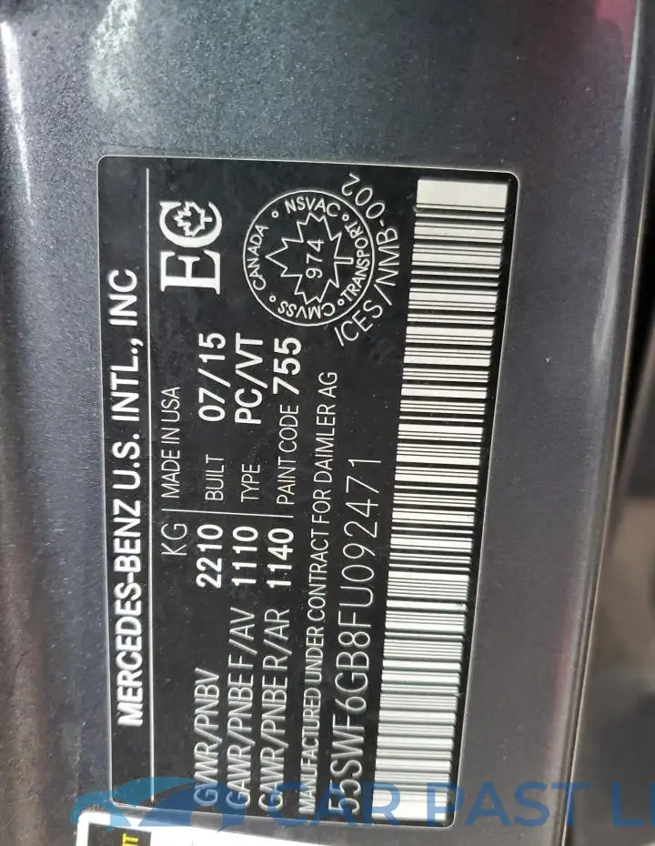 55SWF6GB8FU092471# 13