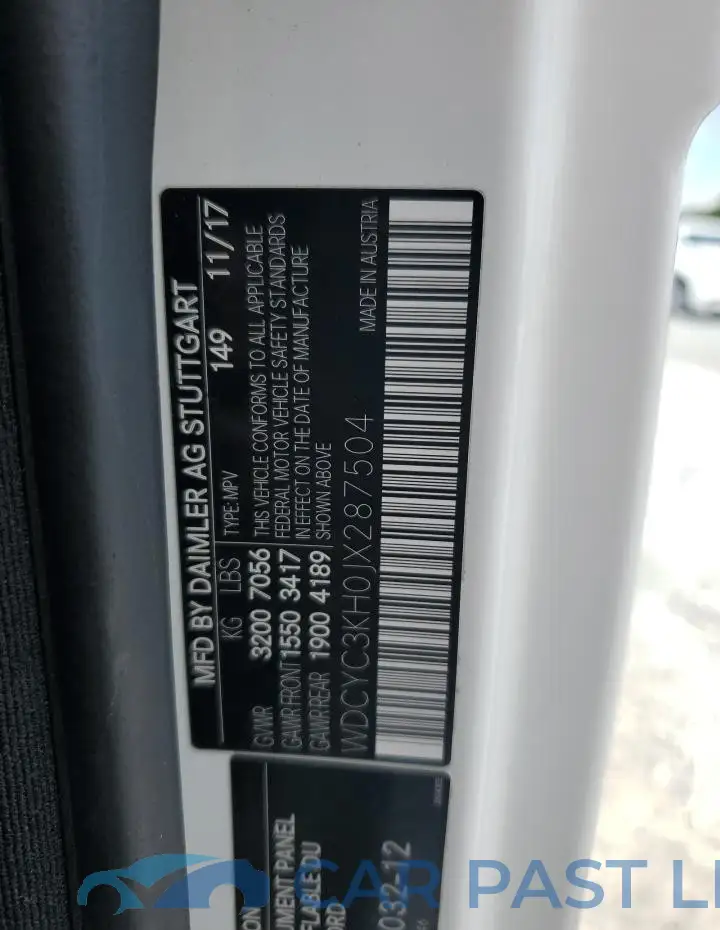 WDCYC3KH0JX287504# 13