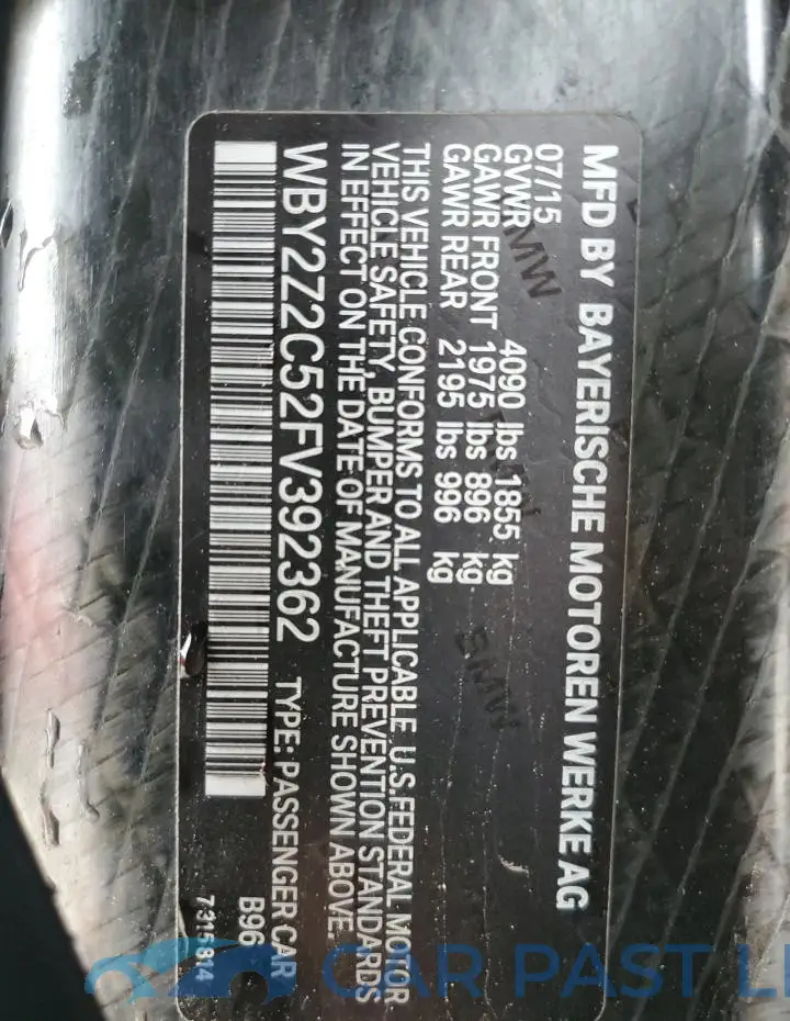 WBY2Z2C52FV392362# 12