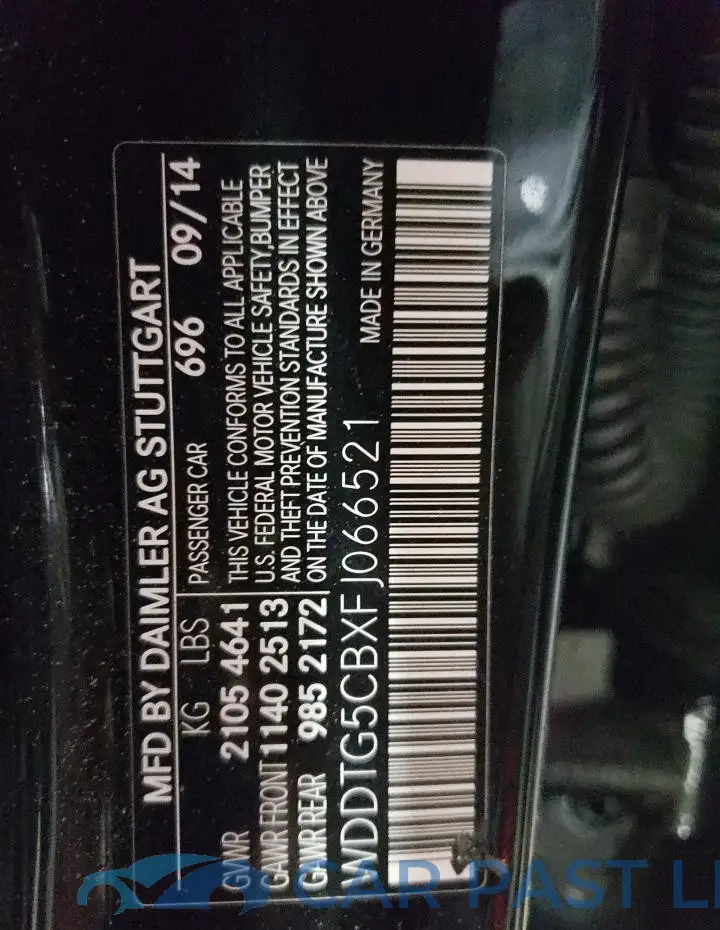WDDTG5CBXFJ066521# 12