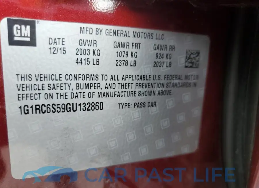 1G1RC6S59GU132860# 13