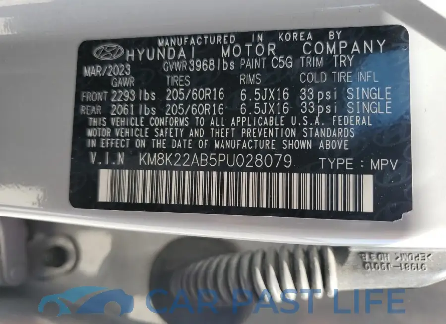 KM8K22AB5PU028079# 13