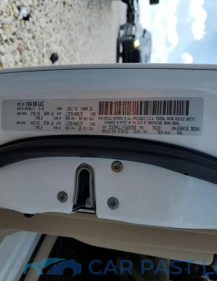3C63RRJL1FG625356# 13
