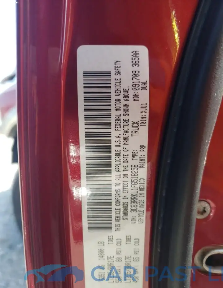3C63RRKL1FG518256# 13