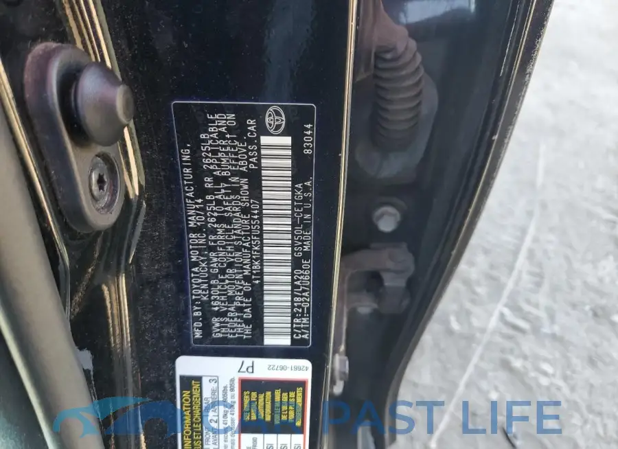 4T1BK1FK5FU554407# 12