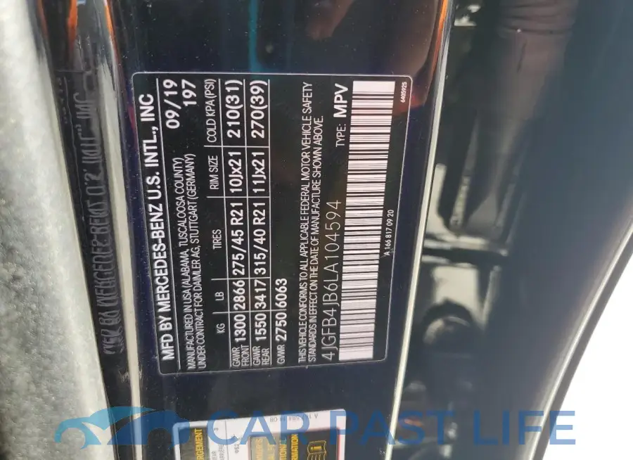 4JGFB4JB6LA104594# 13