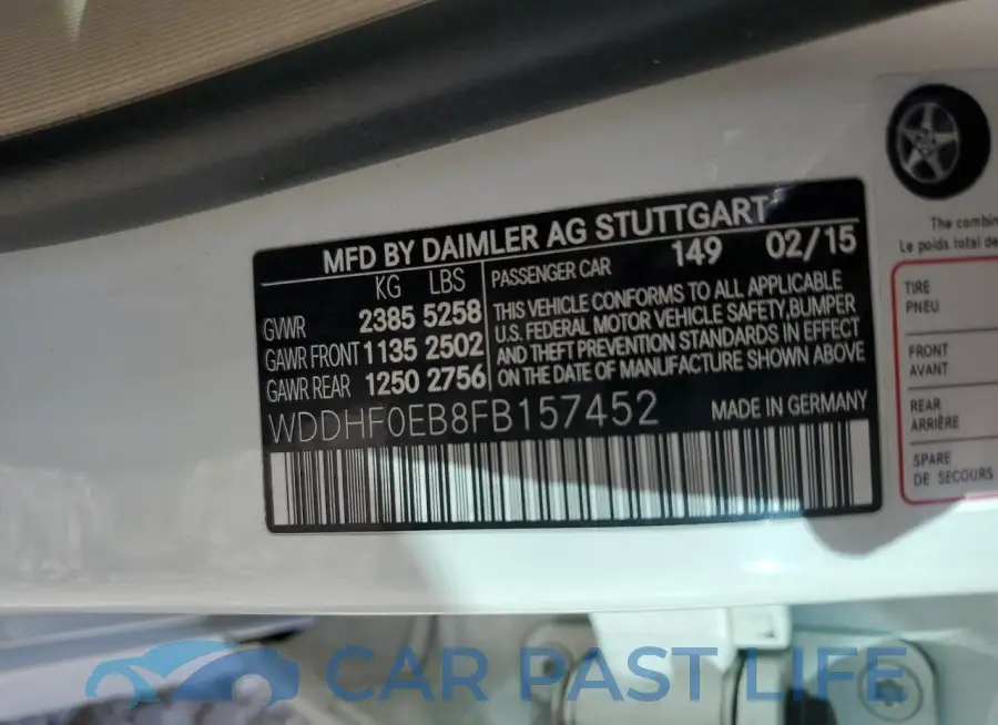 WDDHF0EB8FB157452# 12