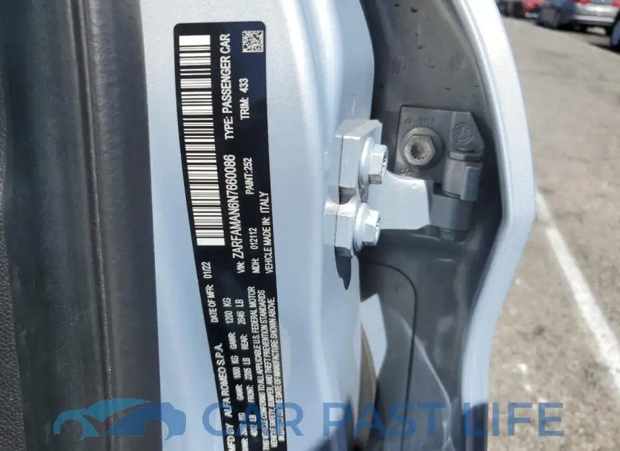 ZARFAMAN6N7660086# 12