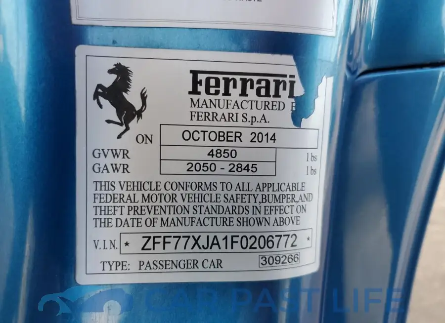 ZFF77XJA1F0206772# 13