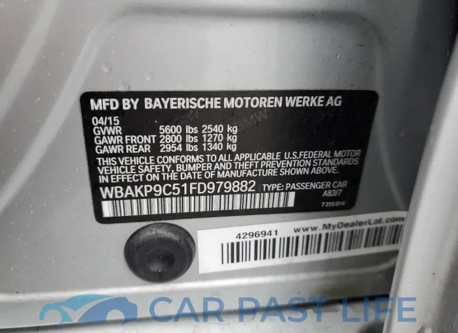 WBAKP9C51FD979882# 12