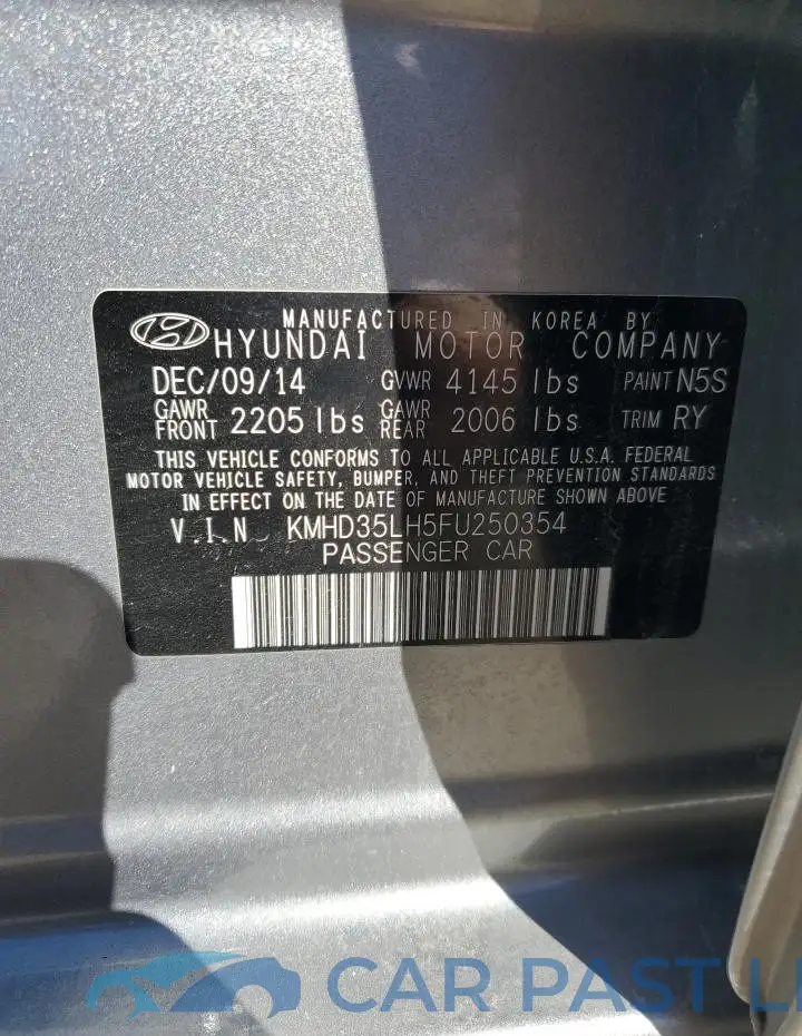 KMHD35LH5FU250354# 12