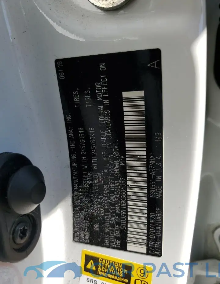 5TDJZRFH6KS604082# 13