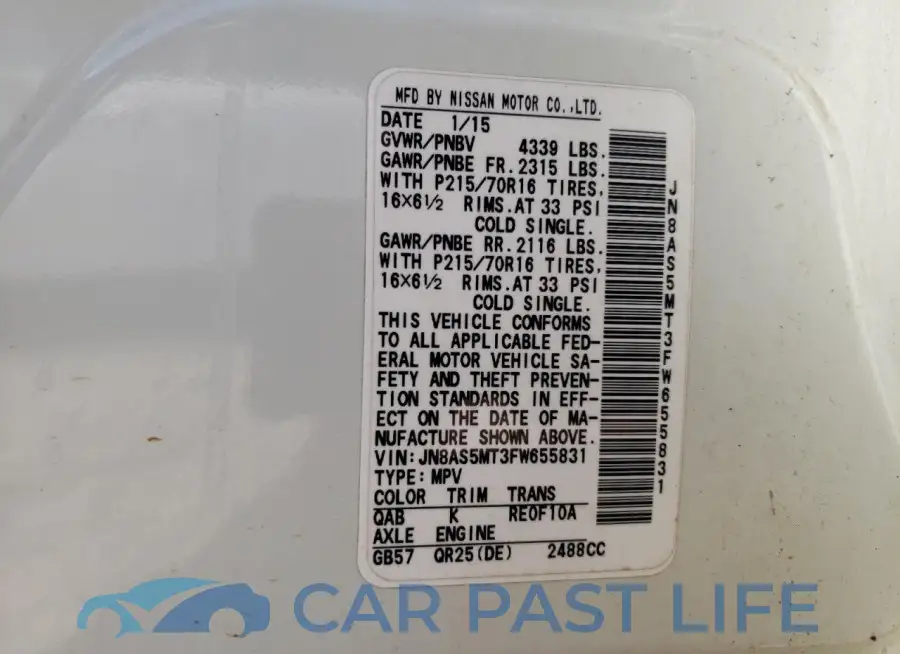 JN8AS5MT3FW655831# 13