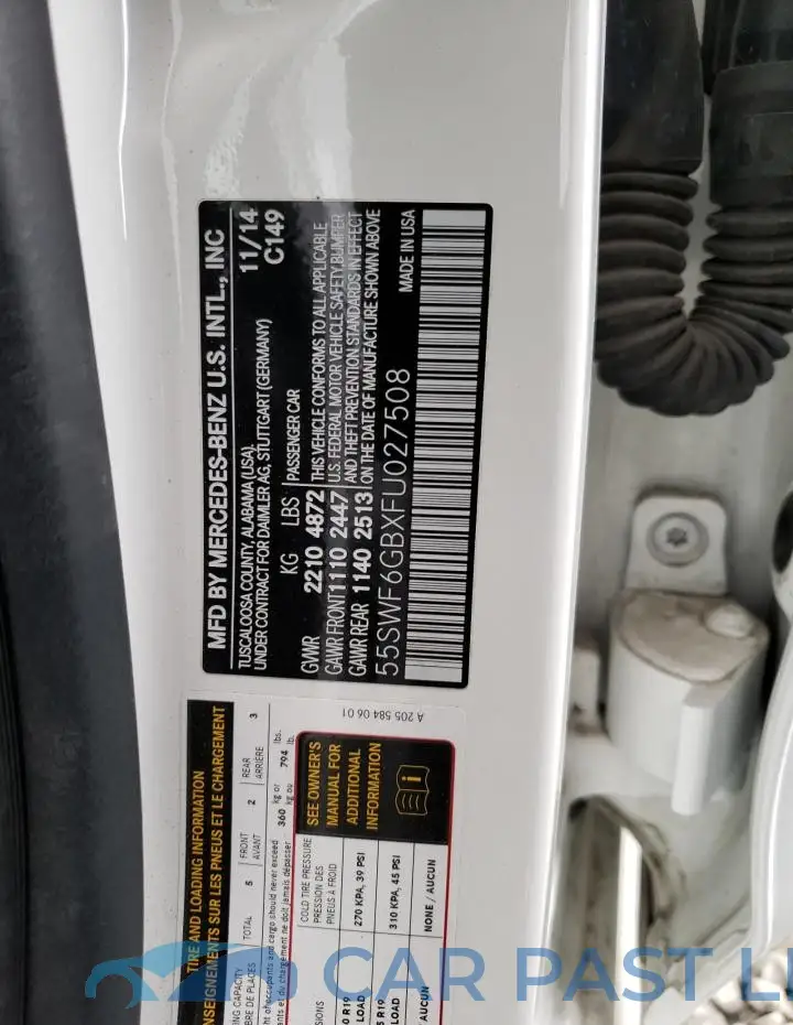 55SWF6GBXFU027508# 12