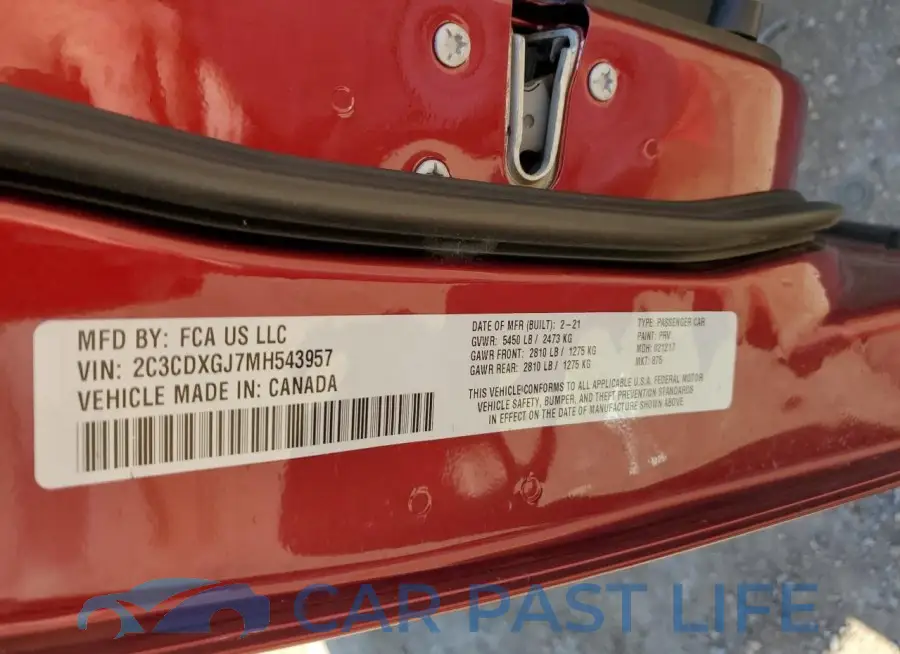 2C3CDXGJ7MH543957# 12