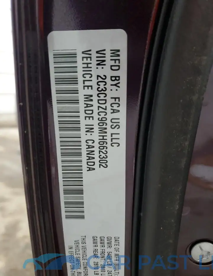 2C3CDZC96MH662302# 13