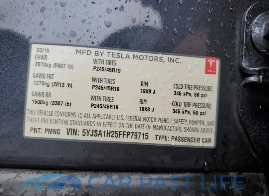 5YJSA1H25FFP79715# 13