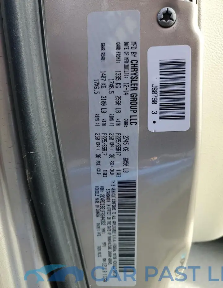 2C4RC1BG1FR644362# 13