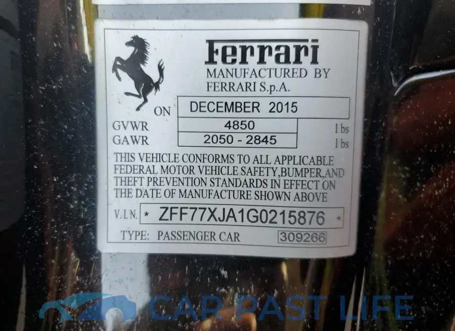 ZFF77XJA1G0215876# 13